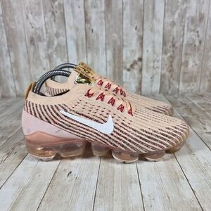 Nike Air VaporMax Flyknit 3 Running Shoes Peach‎ White Sneakers AJ6910-050 7